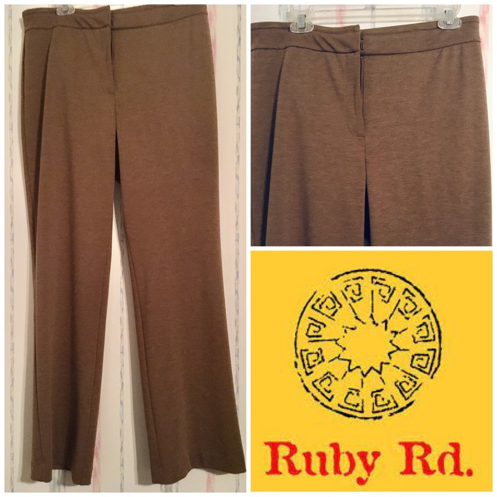 RUBY RD. KNIT DRESS SLACKS    NWT